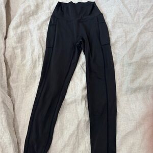 Outdoor Voices Black High-Waisted Leggings